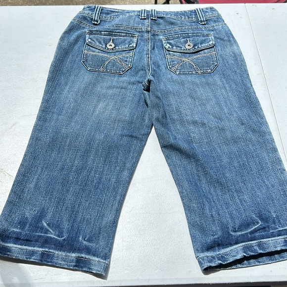 JW Blue Denim Gouchos - Size 4 - Picture 2 of 5